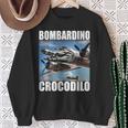 Bombardino Crocodilo イタリアンブレインロットミーム スウェットシャツ 年配の女性への贈り物