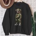 Camo Hip Hop Teddy Bear Cool Rapper Streetwear Graphic Sweatshirt Gifts for Old Women Camo Hip Hop Teddy Bear Cool Rapper Streetwear Graphic Sweatshirt Gifts for Old Women