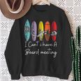 I Can't I Have Aurfboard Meetingurfing ファニーサーファーtシャツ スウェットシャツ 年配の女性への贈り物