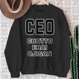Ceo《Chotto Erai Ojisan ちょっとえらい おじさん》最高経営責任者【変なtシャツ屋さん】英語 面白い スウェットシャツ 年配の女性への贈り物