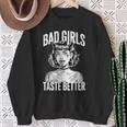 Chicas Malasaben Mejor Tatuaje Chica Diablo Camisa de entrenamiento Regalos para ancianas