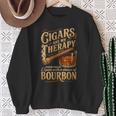 Cigars Are My Therapy Weekend Forecast Bourbonアパレル スウェットシャツ 年配の女性への贈り物