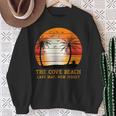 The Cove Beach Cape May New Jersey ビンテージ サンセット レトロ 太陽 スウェットシャツ 年配の女性への贈り物