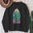 Cthulhu Iglesiaidrieras Cósmico Horror Divertido Monstruo Camisa de entrenamiento Regalos para ancianas