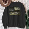 Dads Against Raising Morons Dad Joke Father's Day Sweatshirt Gifts for Old Women