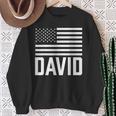 David Nombre Forename Cumpleaños Personalizado Estados Unidos Camisa de entrenamiento Regalos para ancianas