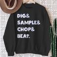 Dig&Sample&Chop&Beat シャツ Mpc ドラムサンプラー 音楽愛好家 スウェットシャツ 年配の女性への贈り物