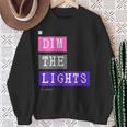 Dim The Lights 007 メンズ ロック ライブ フェス バンド ゲーム 音楽 おしゃれ 男女兼用 キッズ スウェットシャツ 年配の女性への贈り物
