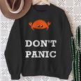 Don't Panic Rustacean Ferris The Crab Rustプログラミング 長袖tシャツ スウェットシャツ 年配の女性への贈り物