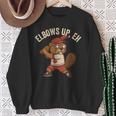 Elbows Up Eh Beaver ベースボール ファニーカナダデー スウェットシャツ 年配の女性への贈り物