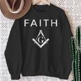 Faith フリーメイソン スクエアとコンパス フリーメイソン スウェットシャツ 年配の女性への贈り物