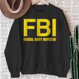 Fbi – 連邦戦利品検査官xオンリーラブデートファンアイロニー スウェットシャツ 年配の女性への贈り物