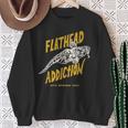 Flathead Addiction マゴチ 釣り スウェットシャツ 年配の女性への贈り物