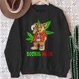 Doobie Bear 大麻の葉 雑草愛好家 マリファナギフト スウェットシャツ 年配の女性への贈り物
