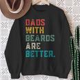 Fathers Day Dad Jokes Daddy Humor Dads With Beard Papa Sweatshirt Gifts for Old Women