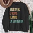Italian First Name Giordano スウェットシャツ 年配の女性への贈り物