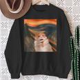 cared Hamster Memecream グラフィックtシャツ レディース メンズ スウェットシャツ 年配の女性への贈り物
