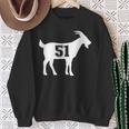 Goat 51 GOATナンバーフィフティワンヤギ スウェットシャツ 年配の女性への贈り物