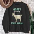 Goats Are Mypirit 動物ヤギ スウェットシャツ 年配の女性への贈り物