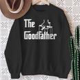 The Goodfather 父の日 ギフト グラフィック ホワイト スウェットシャツ 年配の女性への贈り物