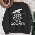 Gooner フットボールファン Keep Calm Gooner アーセナルギフト スウェットシャツ 年配の女性への贈り物