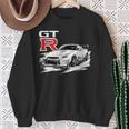 Gt R 35 Jdm ストリートレーシング ドラッグ ドリフト スポーツカー スウェットシャツ 年配の女性への贈り物