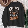 Guitars Keep Meane Pun Guitarists アコースティックギター スウェットシャツ 年配の女性への贈り物