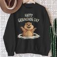 Happy Groundhog Day 2025 メンズ レディース キッズ スウェットシャツ 年配の女性への贈り物