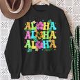 Hawaiian Aloha Tropical Luau Costume Party Hawaii Island Sweatshirt Gifts for Old Women