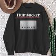 Humbucker ハムバッカー、クールなギタリストのギフト ギターピックアップグラフィック スウェットシャツ 年配の女性への贈り物