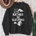 I'd Rather Beleeping leep Quote スウェットシャツ 年配の女性への贈り物