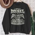 It's A Diesel Thing トラッカー トラック ドライバー メカニック 面白い メンズ スウェットシャツ 年配の女性への贈り物
