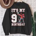 It's My 9Th Birthday 男の子 アイスホッケー ダビング 9歳 スウェットシャツ 年配の女性への贈り物