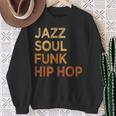 Jazzoul ファンク ヒップホップ アフリカ系アメリカ人のプライド音楽愛好家 スウェットシャツ 年配の女性への贈り物