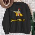 Jousting Joust Do It 中世の騎士tシャツ スウェットシャツ 年配の女性への贈り物