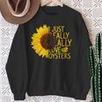 I Just Really Love Oysters ギフト レディース メンズ Mollusc ひまわり スウェットシャツ 年配の女性への贈り物