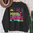 I Just Wanna Dance Lovers ファニーダンシングファン レトロダンサー スウェットシャツ 年配の女性への贈り物