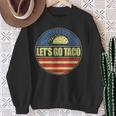 Let's Go Taco Let's Go Taco スウェットシャツ 年配の女性への贈り物