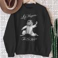 Life Happens 太極拳は面白い陰陽太極拳マーモットを助ける スウェットシャツ 年配の女性への贈り物