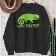 Linux Opensuse ラバーtシャツ タグライン&ロゴ オープンソースos スウェットシャツ 年配の女性への贈り物