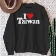 I Love Heart 台湾フォルモサ 台湾文化 スウェットシャツ 年配の女性への贈り物