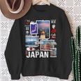 I Love Japan Culture Enjoy Cool Japan Landmarks Photos スウェットシャツ 年配の女性への贈り物