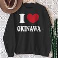 I Love Okinawa 沖縄大好き スウェットシャツ 年配の女性への贈り物