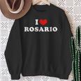 I Love Rosario 私は愛する Rosario スウェットシャツ 年配の女性への贈り物