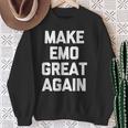 Make Emo Great Again インディーズミュージックエモ スウェットシャツ 年配の女性への贈り物