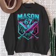 Mason 67 Ice Cream Drip Baseball Meme Graphics Sweatshirt Gifts for Old Women