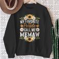 Meemaw ひまわり 好きな人 Call Me Meemaw スウェットシャツ 年配の女性への贈り物