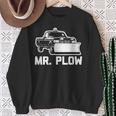 Mr Plow 面白い 皮肉なノベルティプラウトラック スウェットシャツ 年配の女性への贈り物