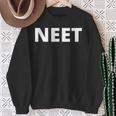 Neet 教育や雇用や訓練ではありません 長袖tシャツ スウェットシャツ 年配の女性への贈り物