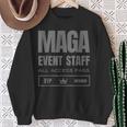 NewDark Maga イベントスタッフパス ダークmaga ブラックアウト Dark Maga スウェットシャツ 年配の女性への贈り物